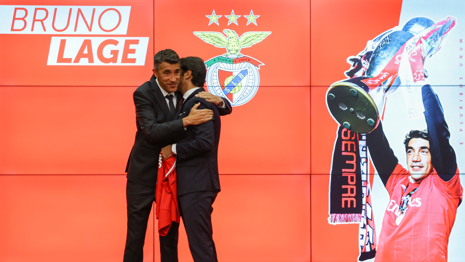 Bruno Lage com o Presidente Rui Costa