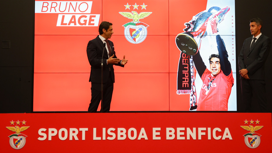 Presidente Rui Costa e Bruno Lage