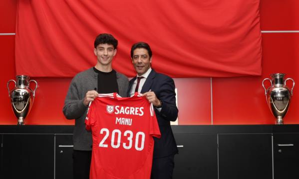 Manu com o Presidente Rui Costa