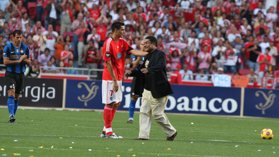 Cardozo e Eusébio - 1.ª edição da Eusébio Cup
