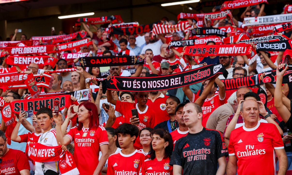 Adeptos do Benfica