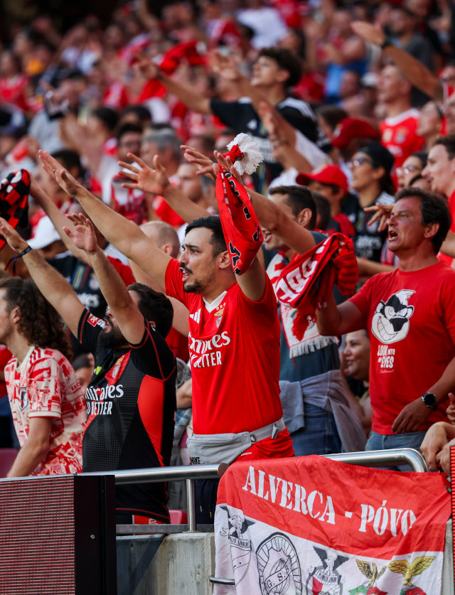 Adeptos do Benfica