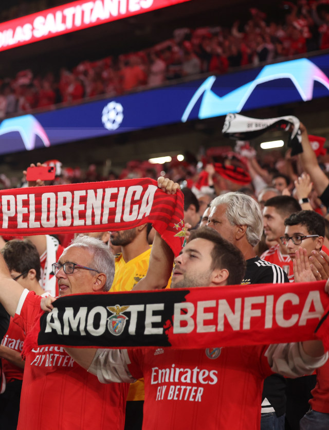 Adeptos do Benfica