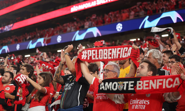 Adeptos do Benfica
