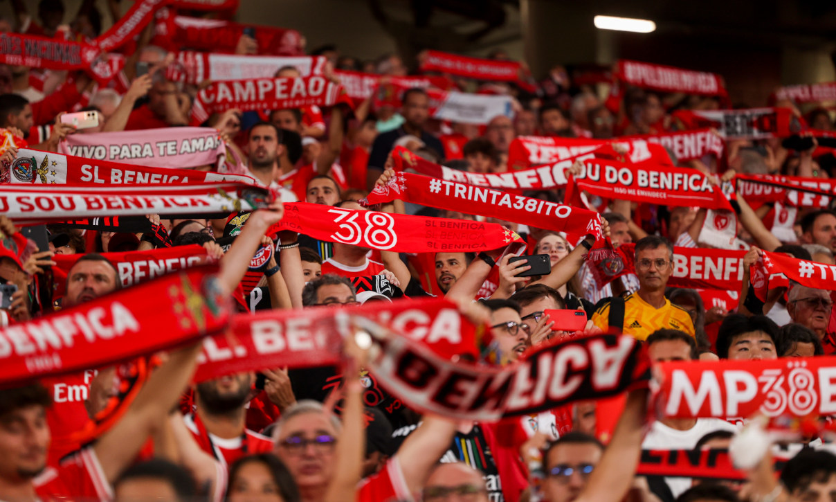Adeptos do Benfica