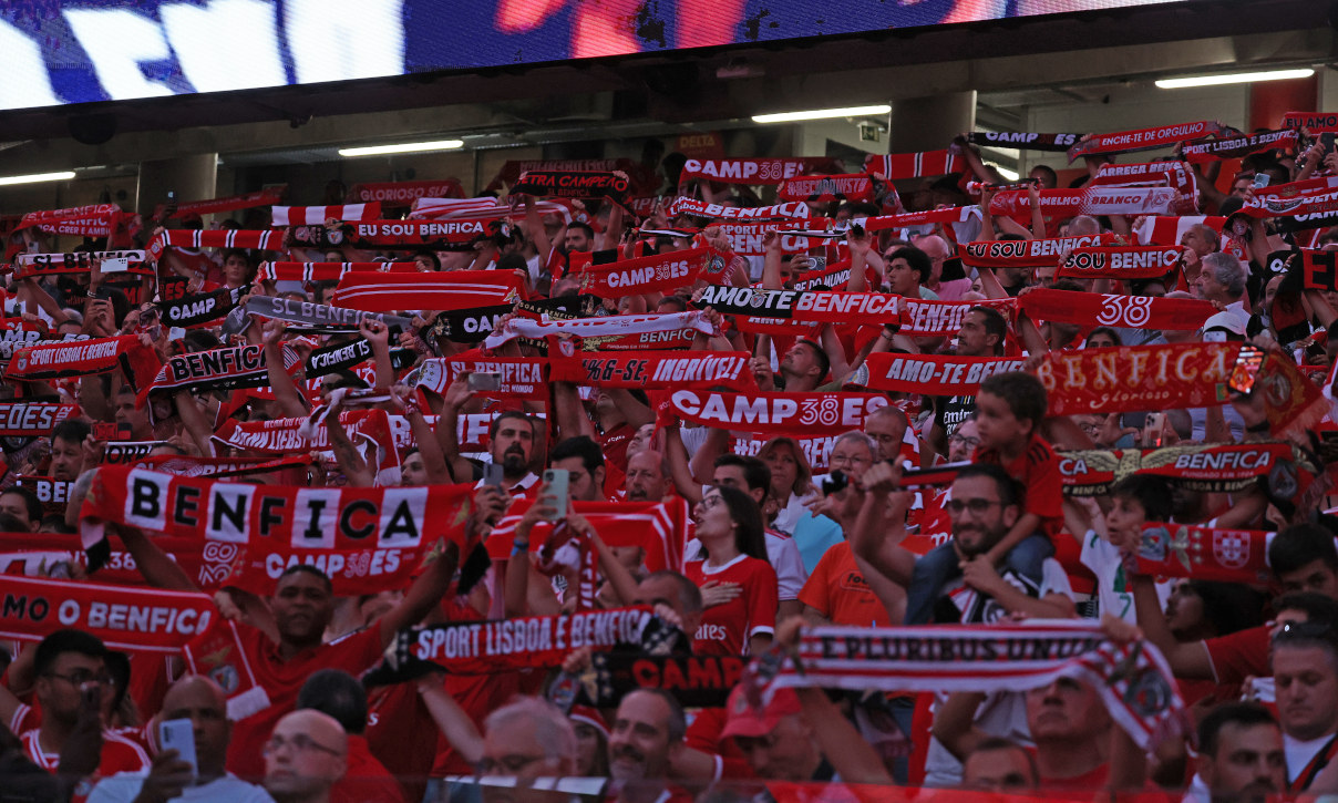 Adeptos do Benfica