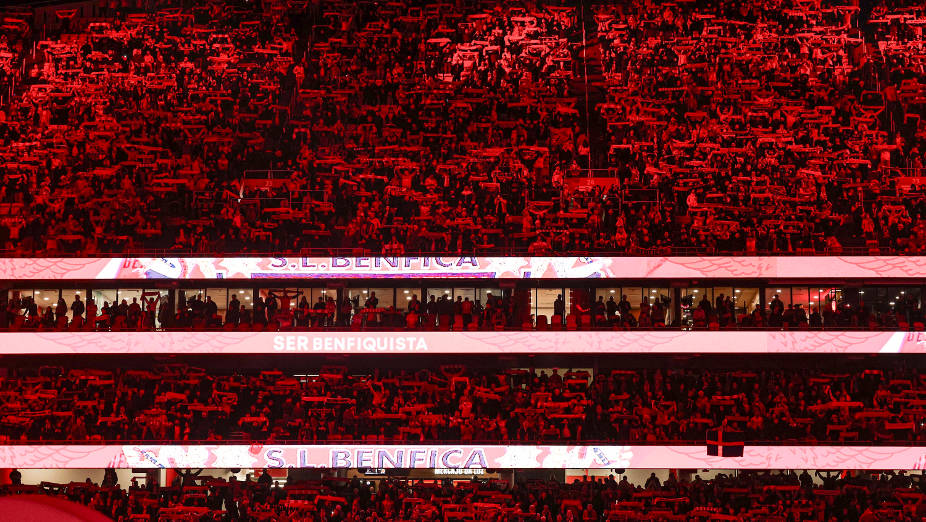 Interior do Estádio da Luz