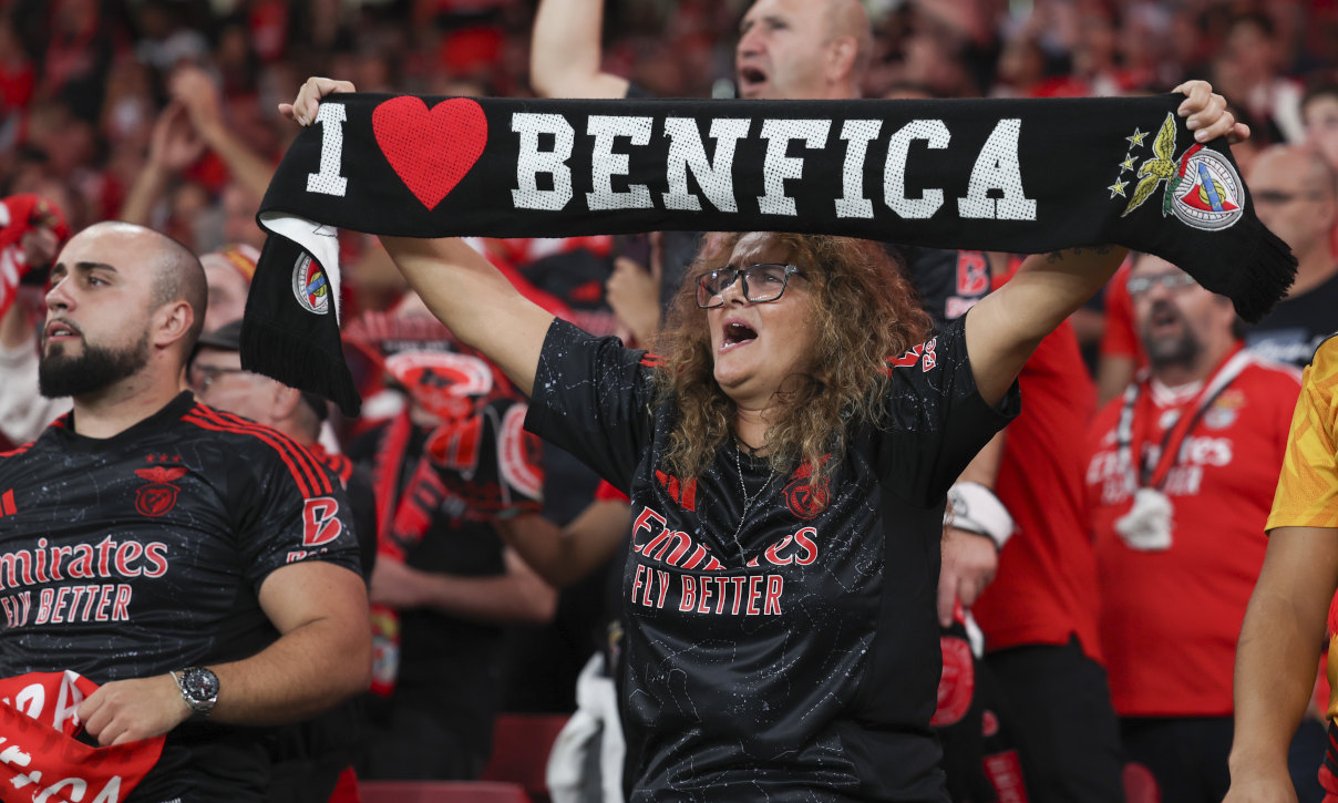 Adeptos do Benfica