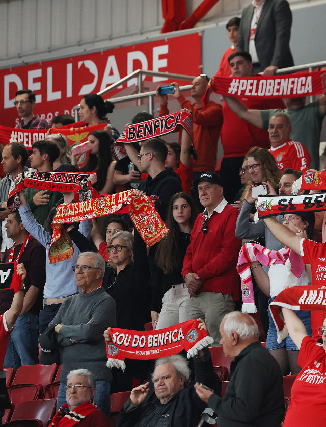 Adeptos do Benfica