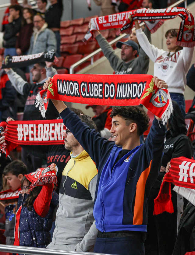 Adeptos do Benfica