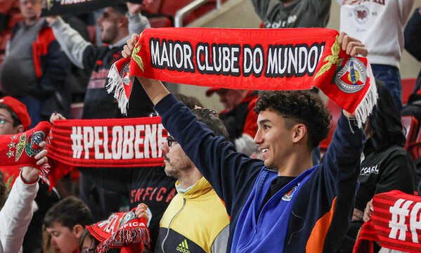 Adeptos do Benfica