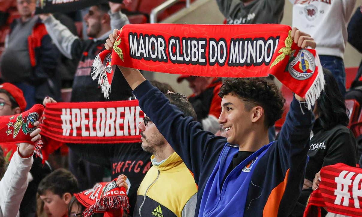 Adeptos do Benfica