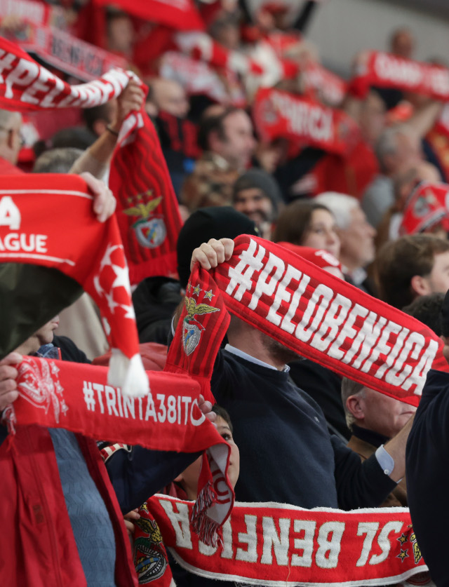 Adeptos do Benfica