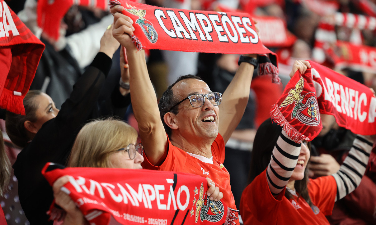 Adeptos do Benfica