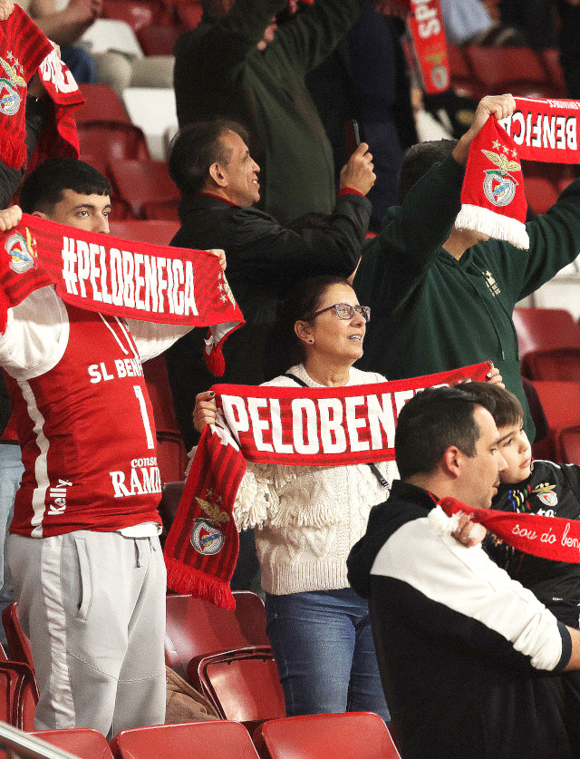 Adeptos do Benfica