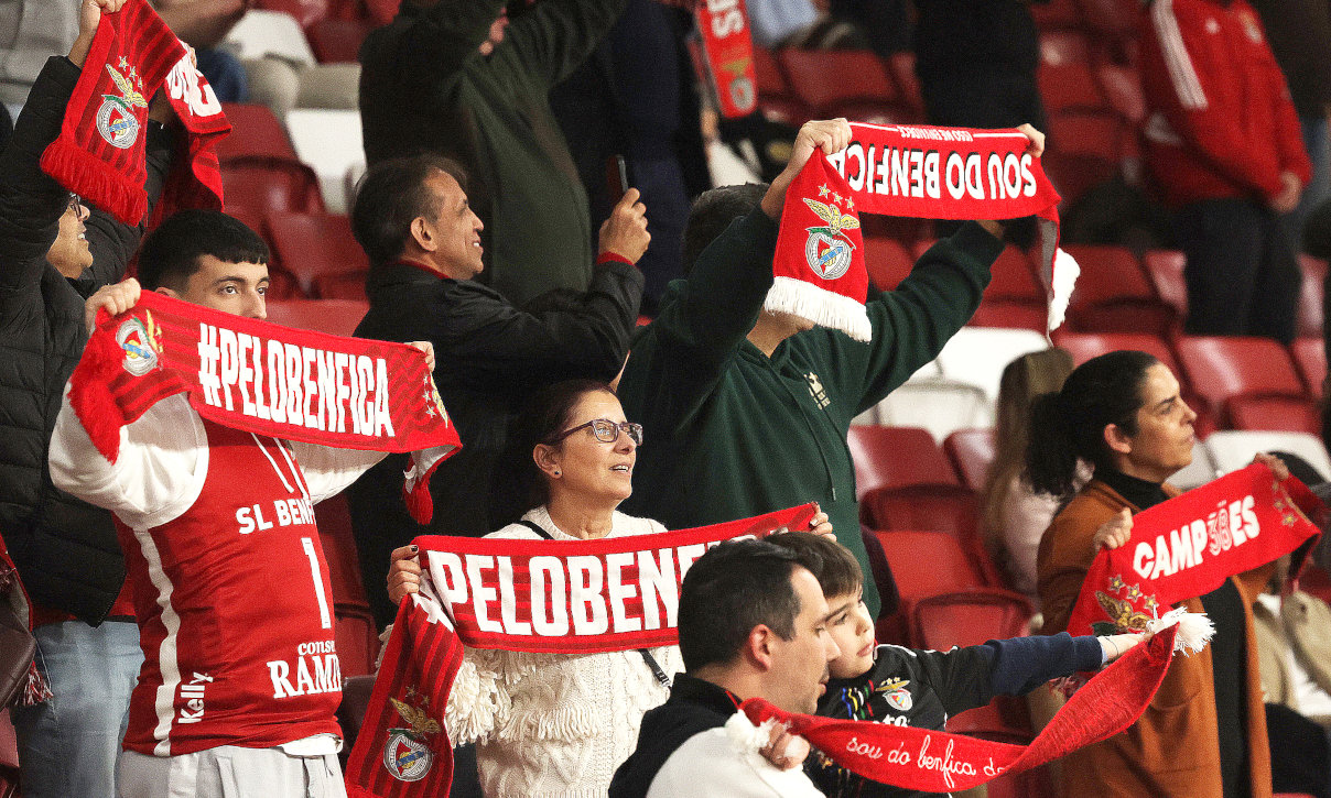 Adeptos do Benfica