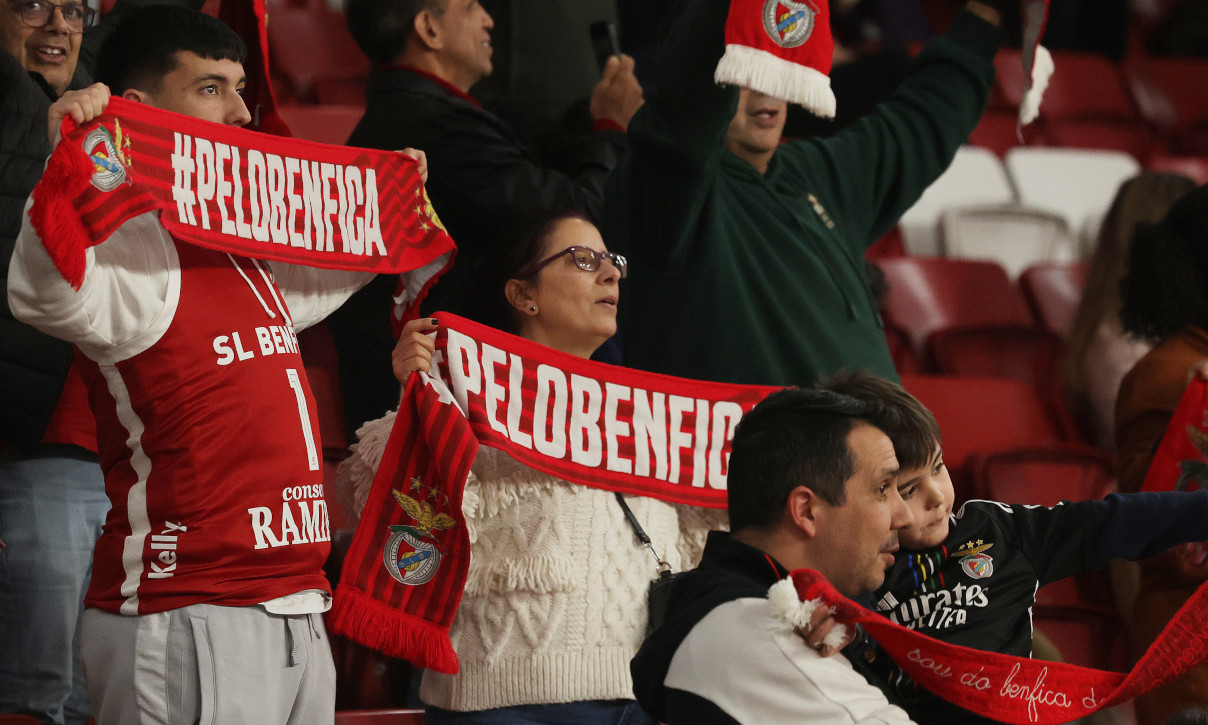 Adeptos do Benfica