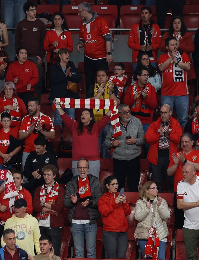 Adeptos do Benfica