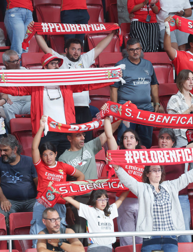 Adeptos do Benfica
