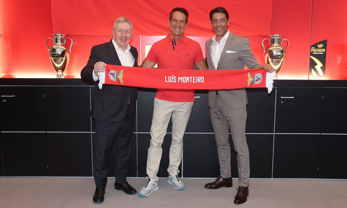 Fernando Tavares, Luís Monteiro e o Presidente Rui Costa