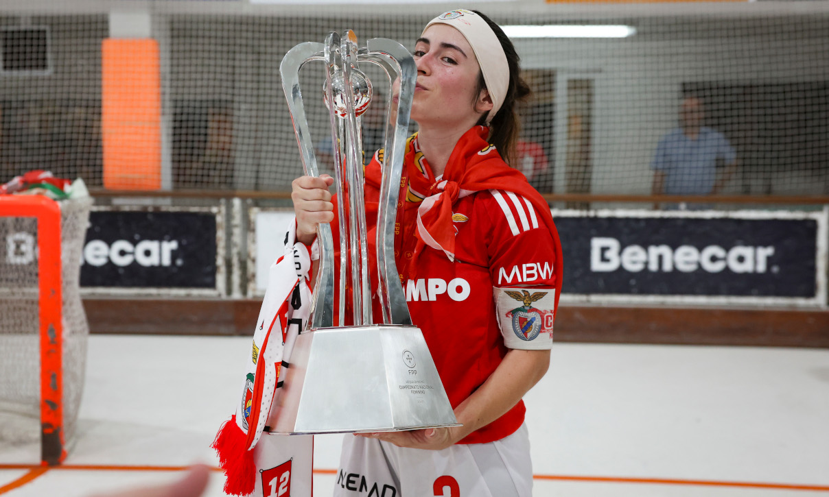Dodecacampeã nacional: equipa feminina de hóquei em patins do Benfica