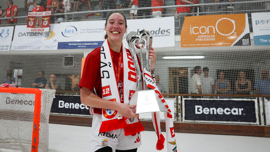 Dodecacampeã nacional: equipa feminina de hóquei em patins do Benfica