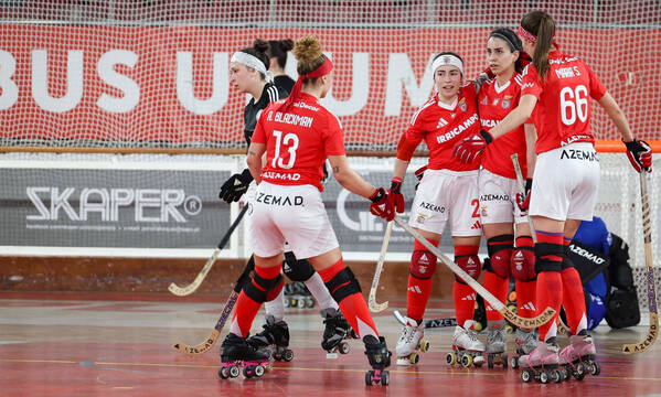 Equipa do Benfica festejou uma dezena de golos