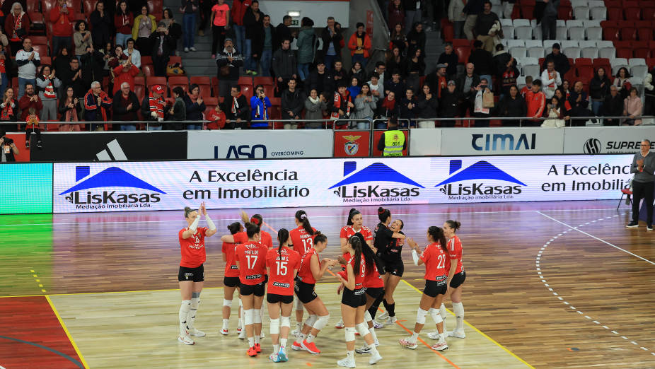 Equipa do Benfica no jogo com o FC Porto