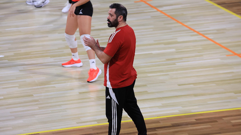 Rui Moreira, treinador da equipa feminina de voleibol do Benfica
