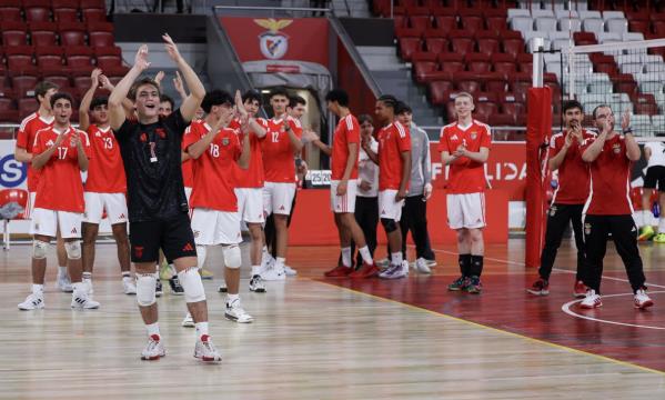 Festejos dos Juvenis do Benfica