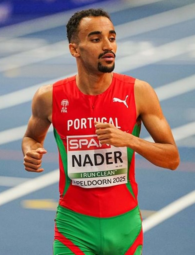 Isaac Nader venceu a sua s&#233;rie nas meias-finais dos 1500 metros