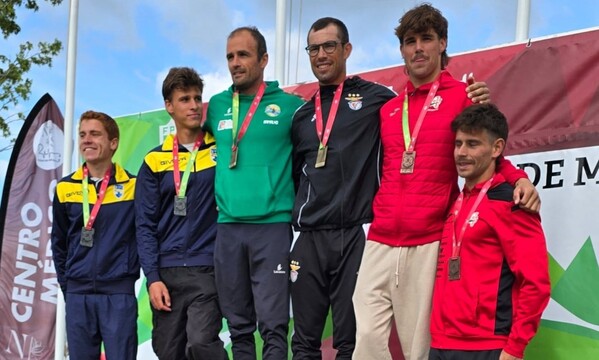 Fernando Pimenta no pódio