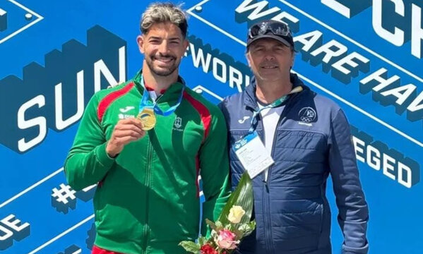 Messias Baptista conquistou a medalha de ouro em K1 200 metros