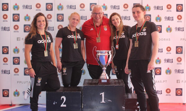 Liliana Santos, Ana Monteiro, Jos&#233; Bastos (treinador), Tatiana Castanho e &#194;ngela Gon&#231;alves