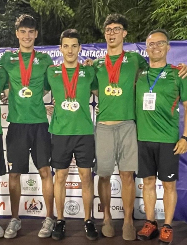 Tomás Januário e Pedro Bonniz no pódio