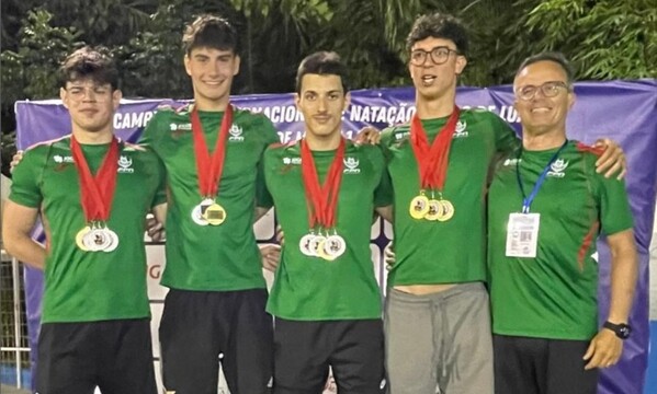 Tomás Januário e Pedro Bonniz no pódio