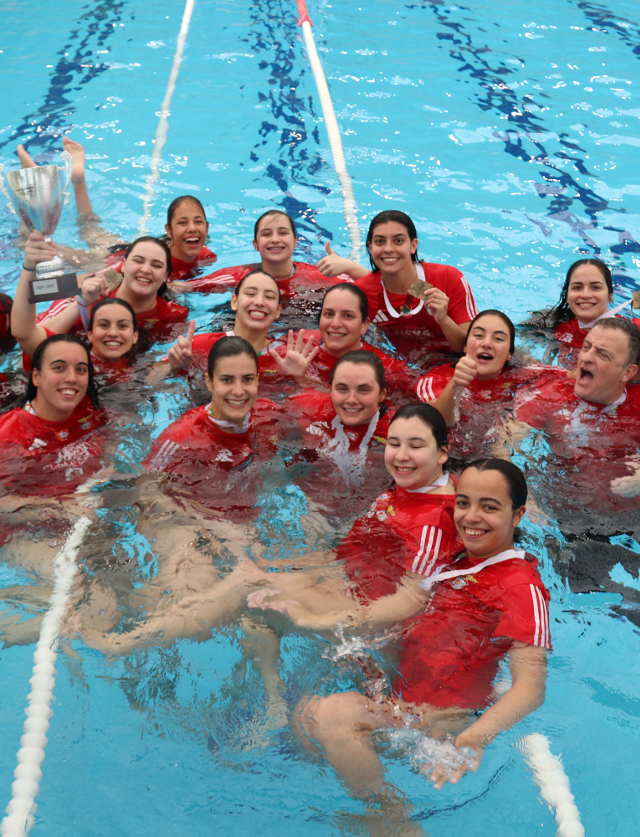 Os festejos da equipa