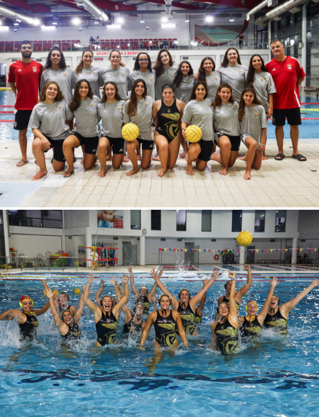 Equipa feminina de polo aquático do Benfica