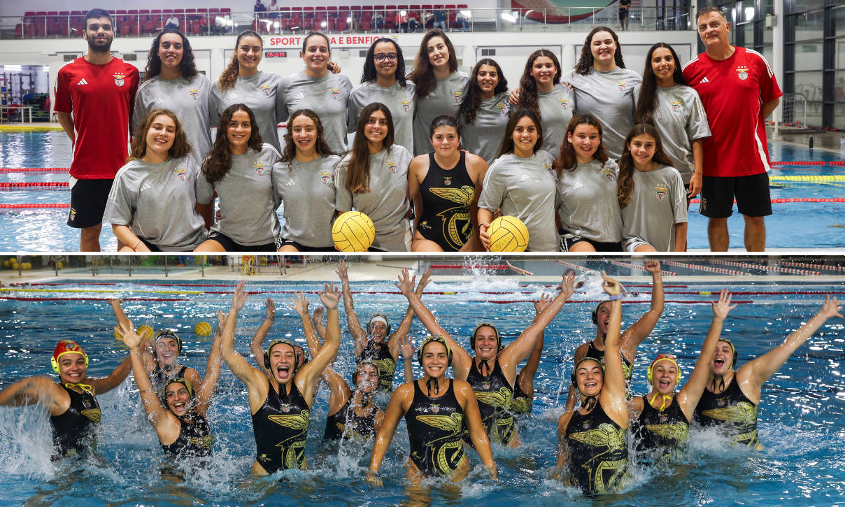 Equipa feminina de polo aquático do Benfica