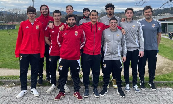Equipa masculina de polo aqu&#225;tico do Benfica