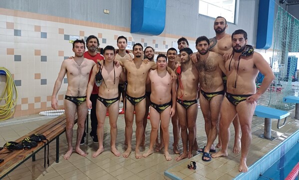 Equipa masculina de polo aqu&#225;tico do Benfica