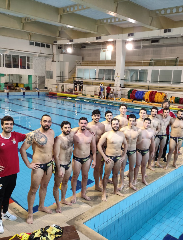 Equipa masculina de polo aqu&#225;tico do Benfica