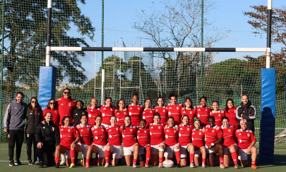 equipa feminina de râguebi do Benfica