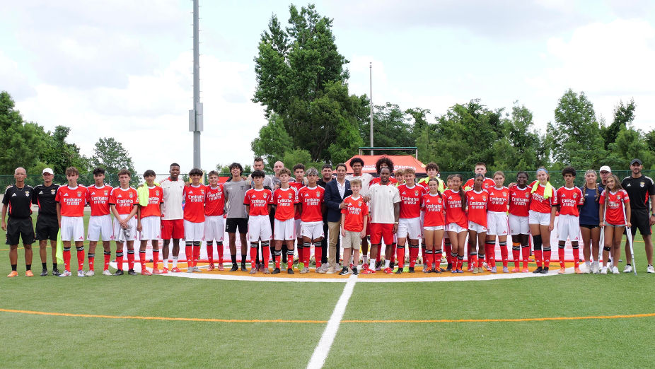 Rui Costa na inauguração da Benfica Residential Academy em Tampa