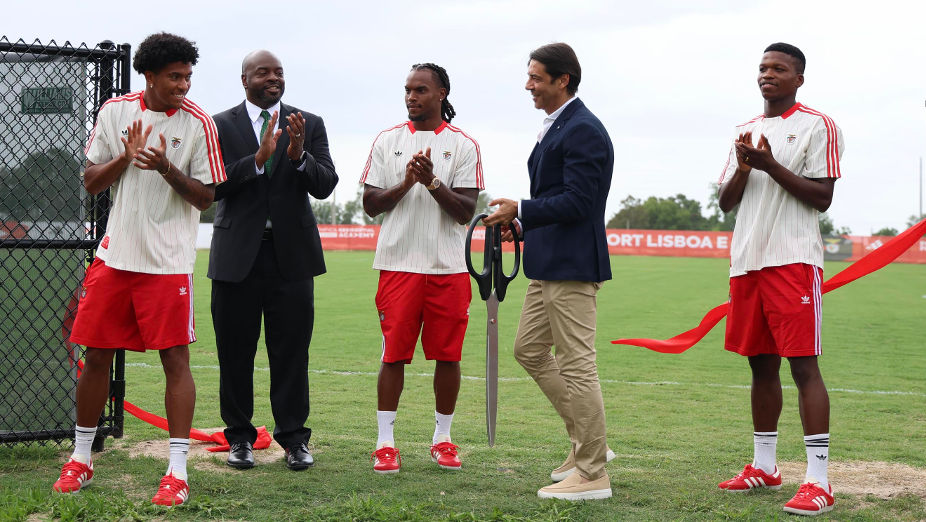 Rui Costa na inauguração da Benfica Residential Academy em Tampa