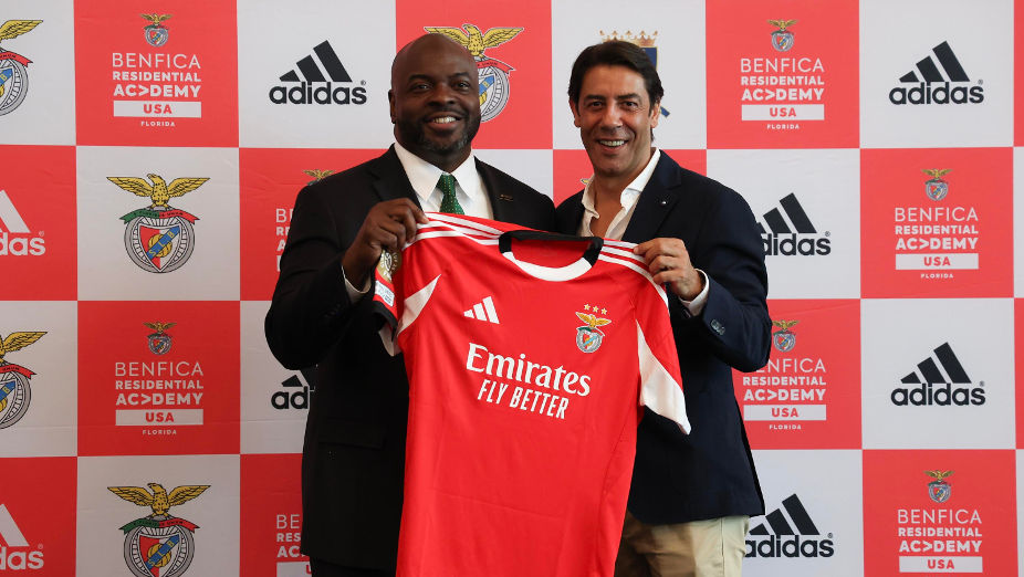 Rui Costa na inauguração da Benfica Residential Academy em Tampa