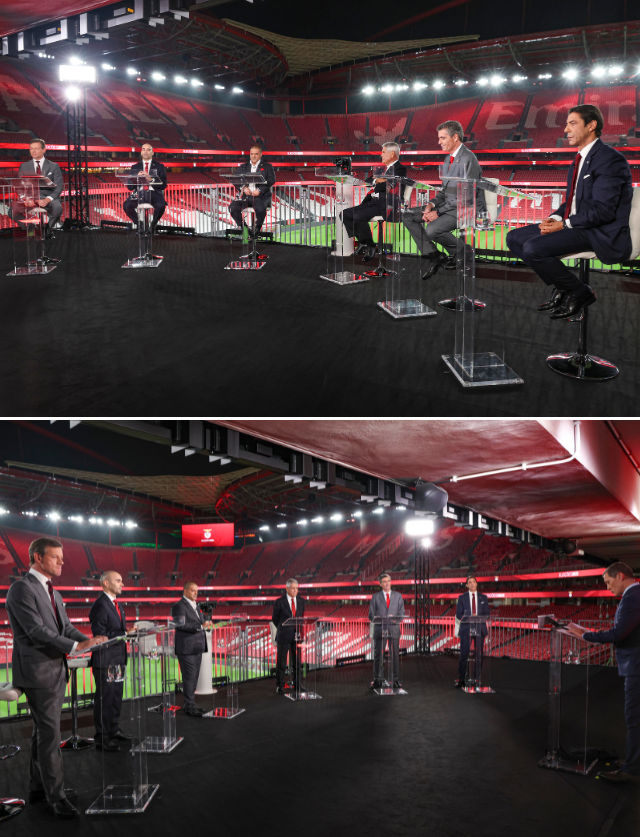 Debate dos candidatos &#224; presid&#234;ncia da Dire&#231;&#227;o do Benfica no Est&#225;dio da Luz