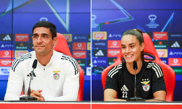 Ivan Baptista e Diana Gomes projetaram o Juventus-Benfica