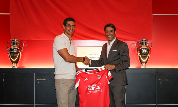 Ivan Baptista com o Presidente Rui Costa