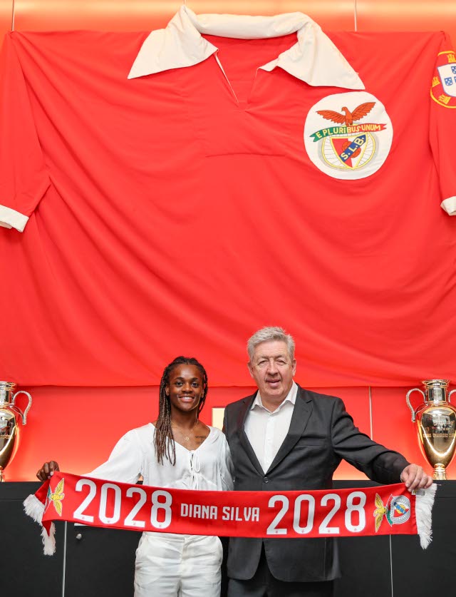 Diana Silva com o vice-presidente Fernando Tavares